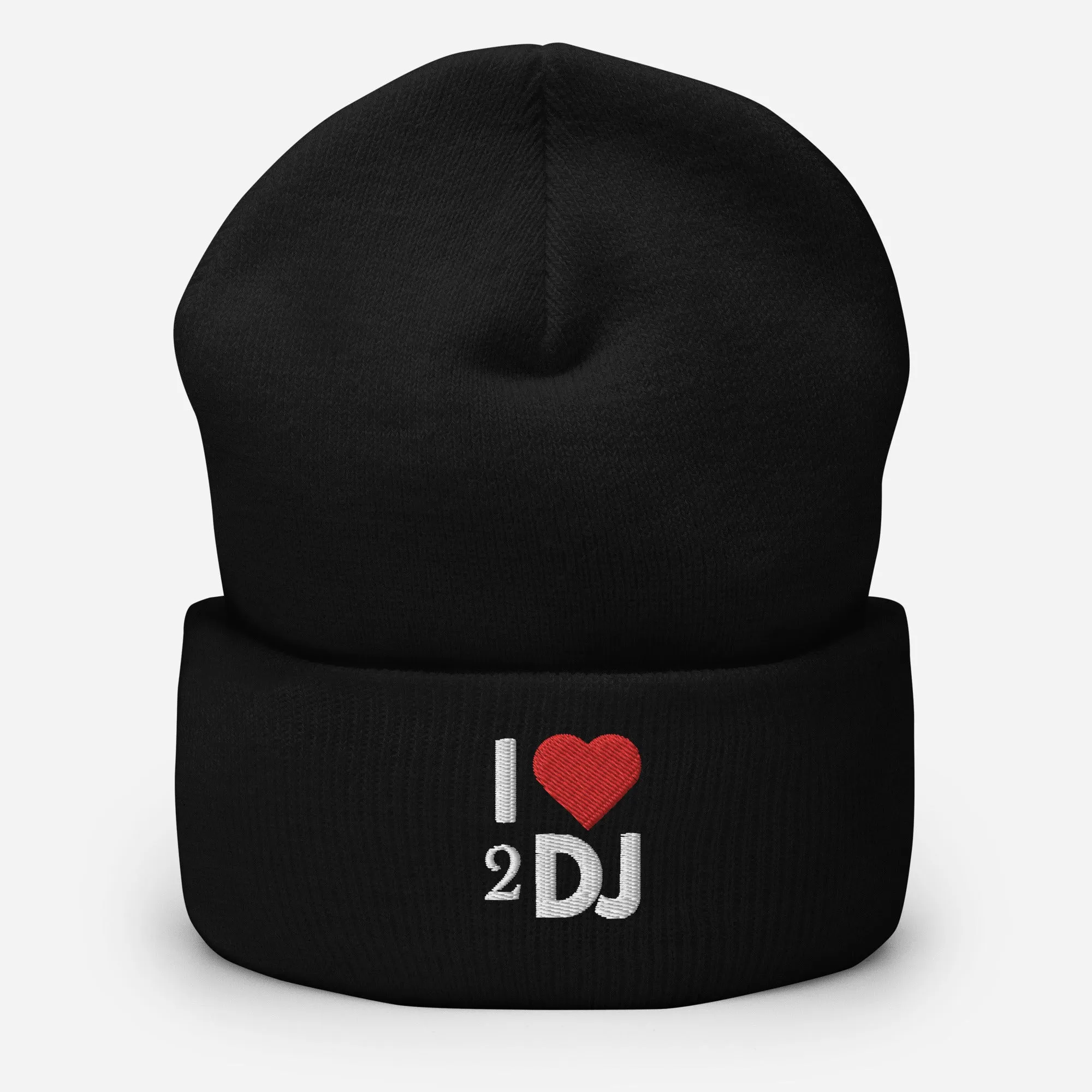 I Love 2 DJ Cuffed Beanie