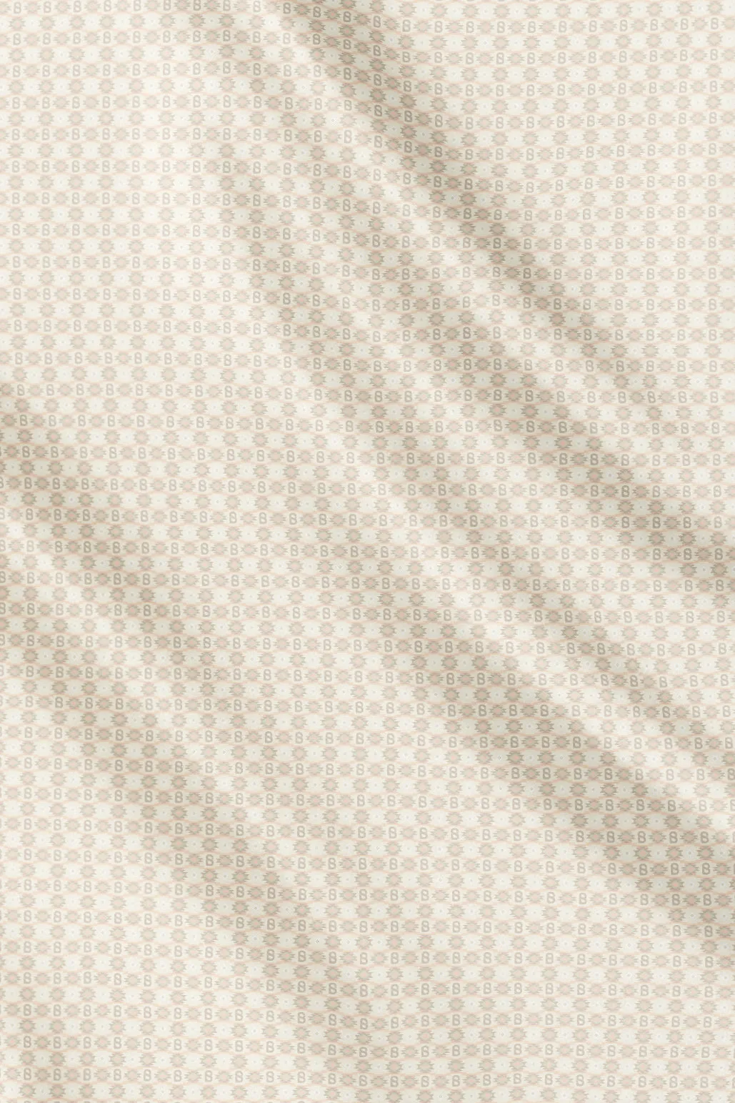 Ikat Voile Square - Bone White