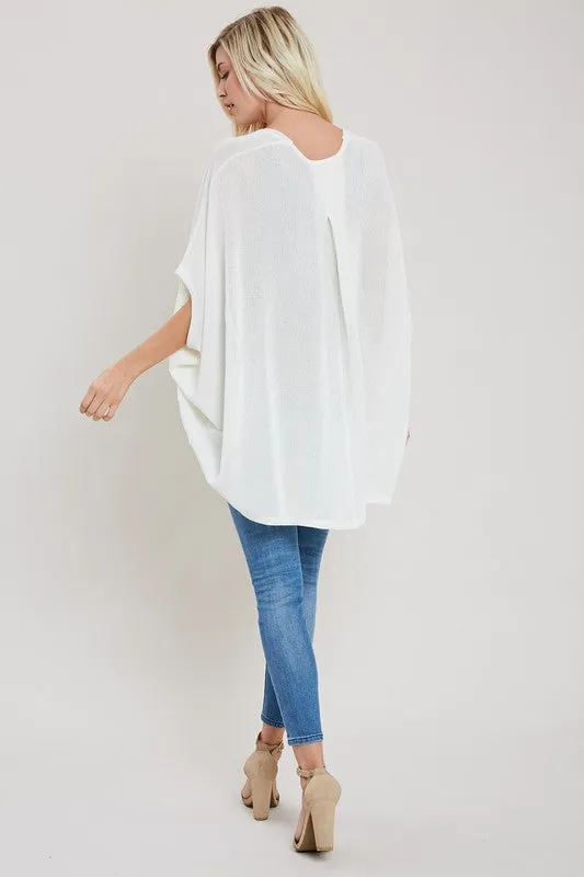 Ivory Batwing Cardigan