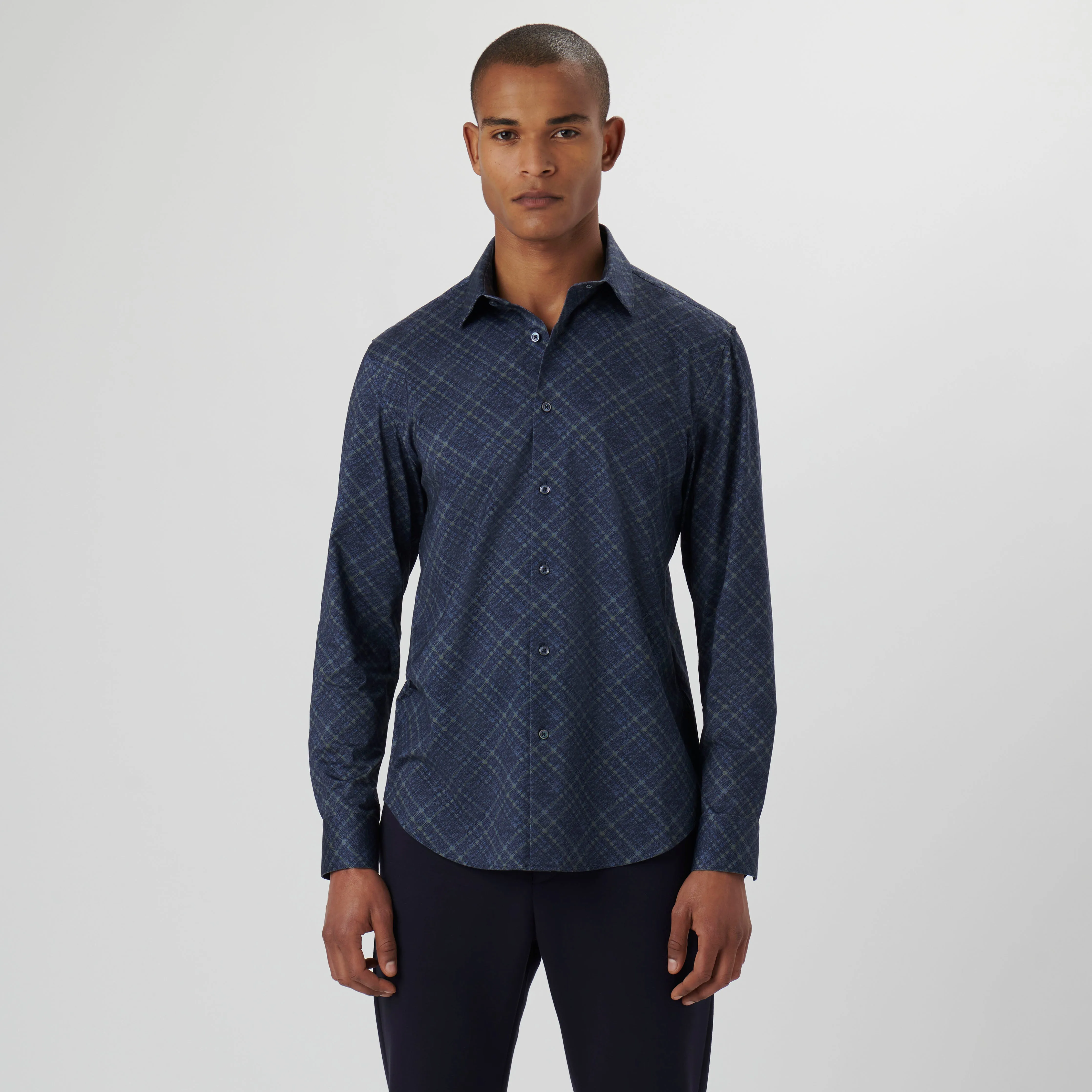 James Diagonal Check OoohCotton Shirt