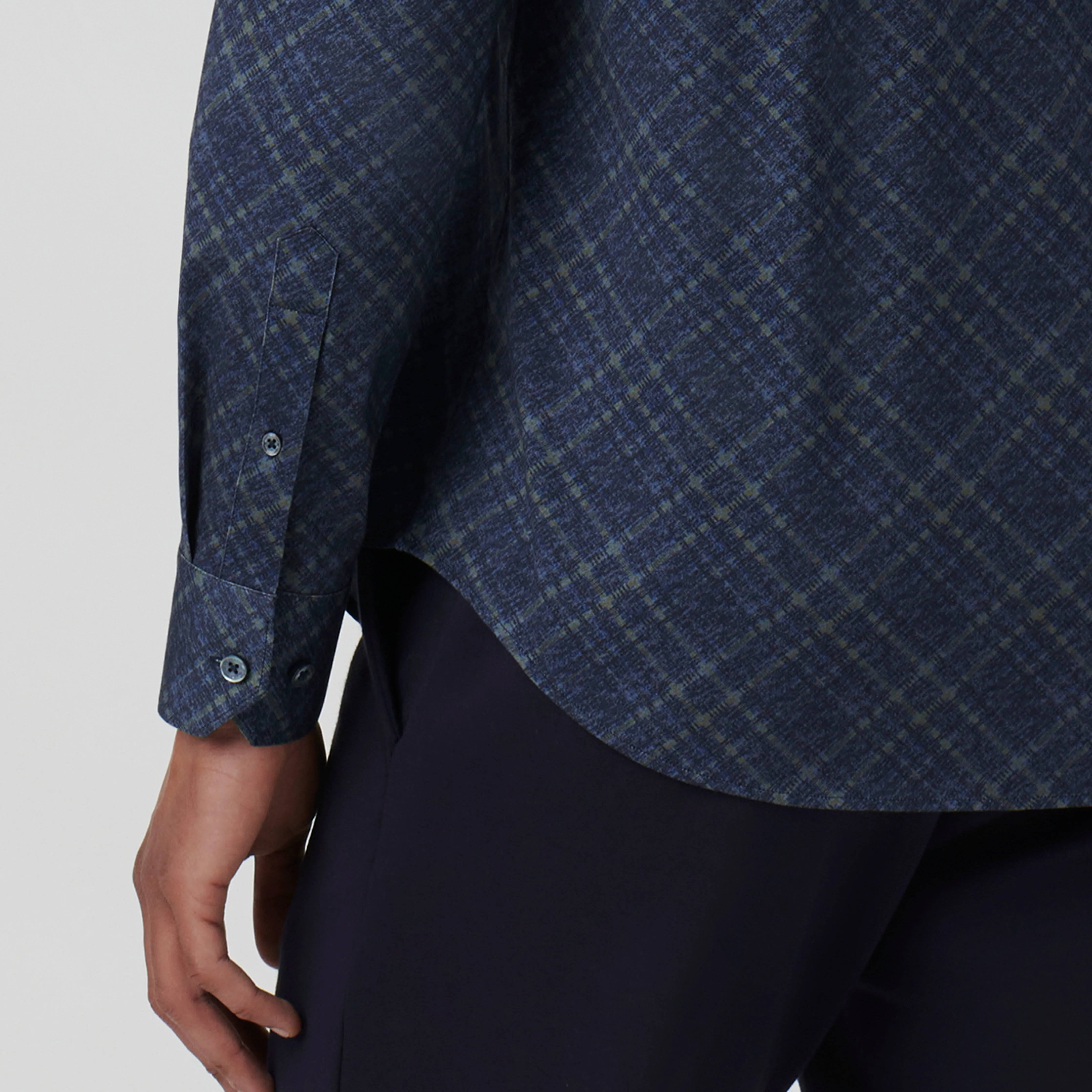 James Diagonal Check OoohCotton Shirt