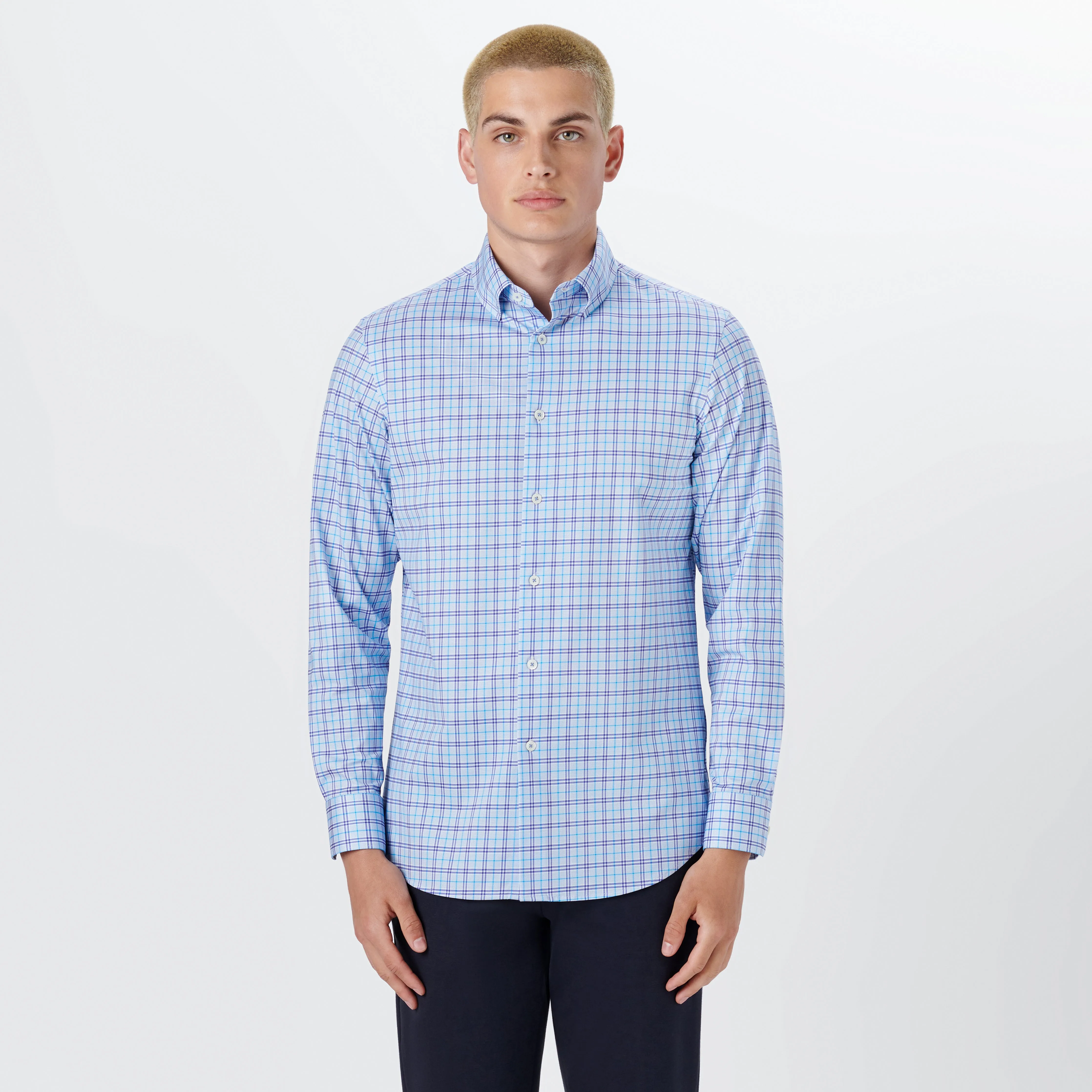 JAMES Dupplin Check OoohCotton Shirt