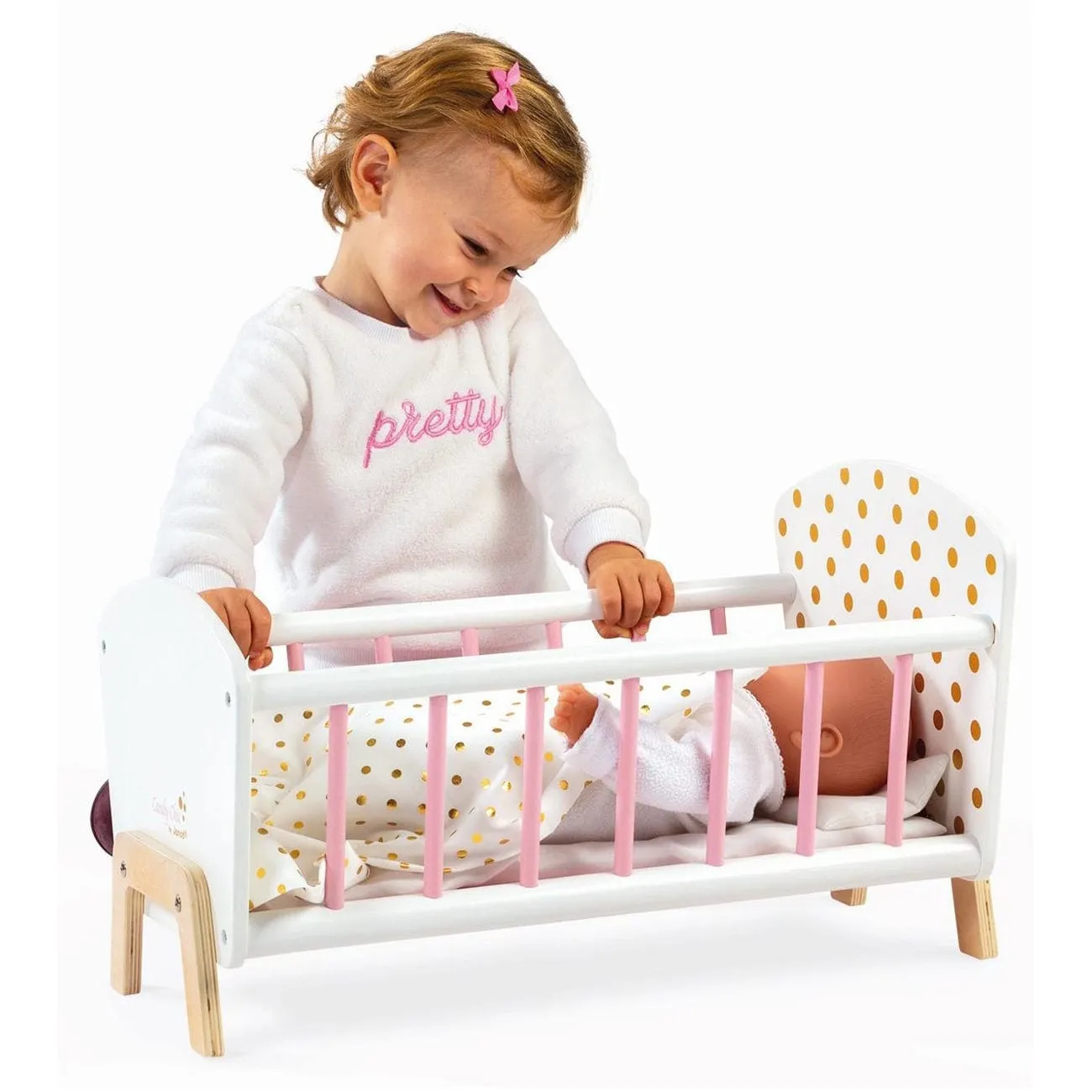 Janod Candy Chic Doll's Bed