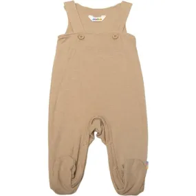 Joha Wool/Silk Beige Overall with Foot