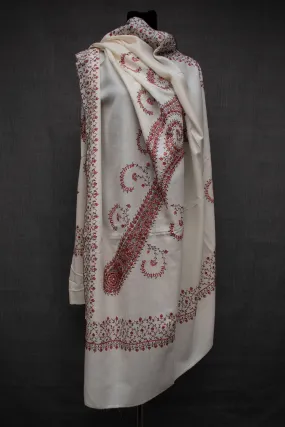 Kashmiri Hand Embroidery Shawl | Fine Wool