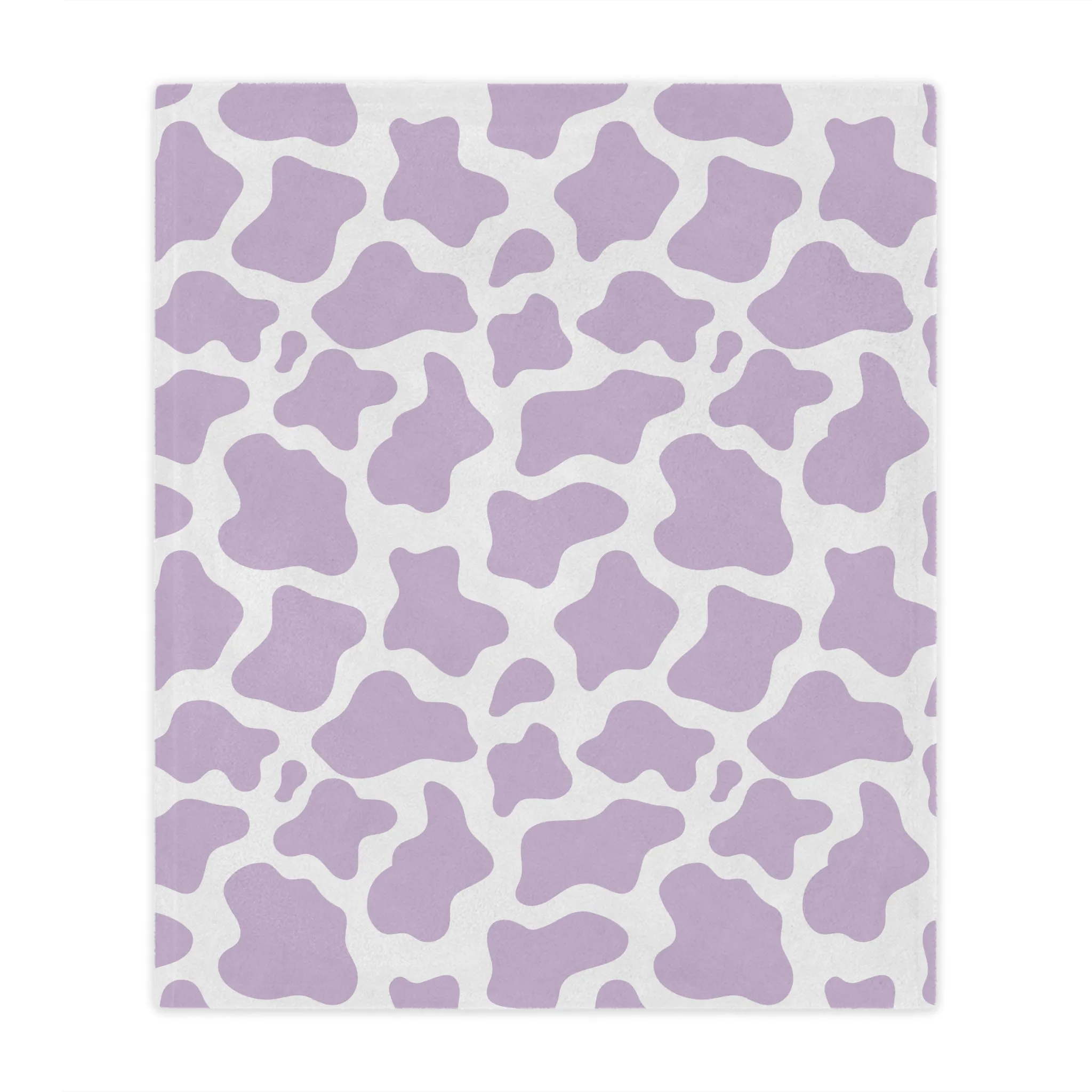 Lavender Cow Microfiber Blanket