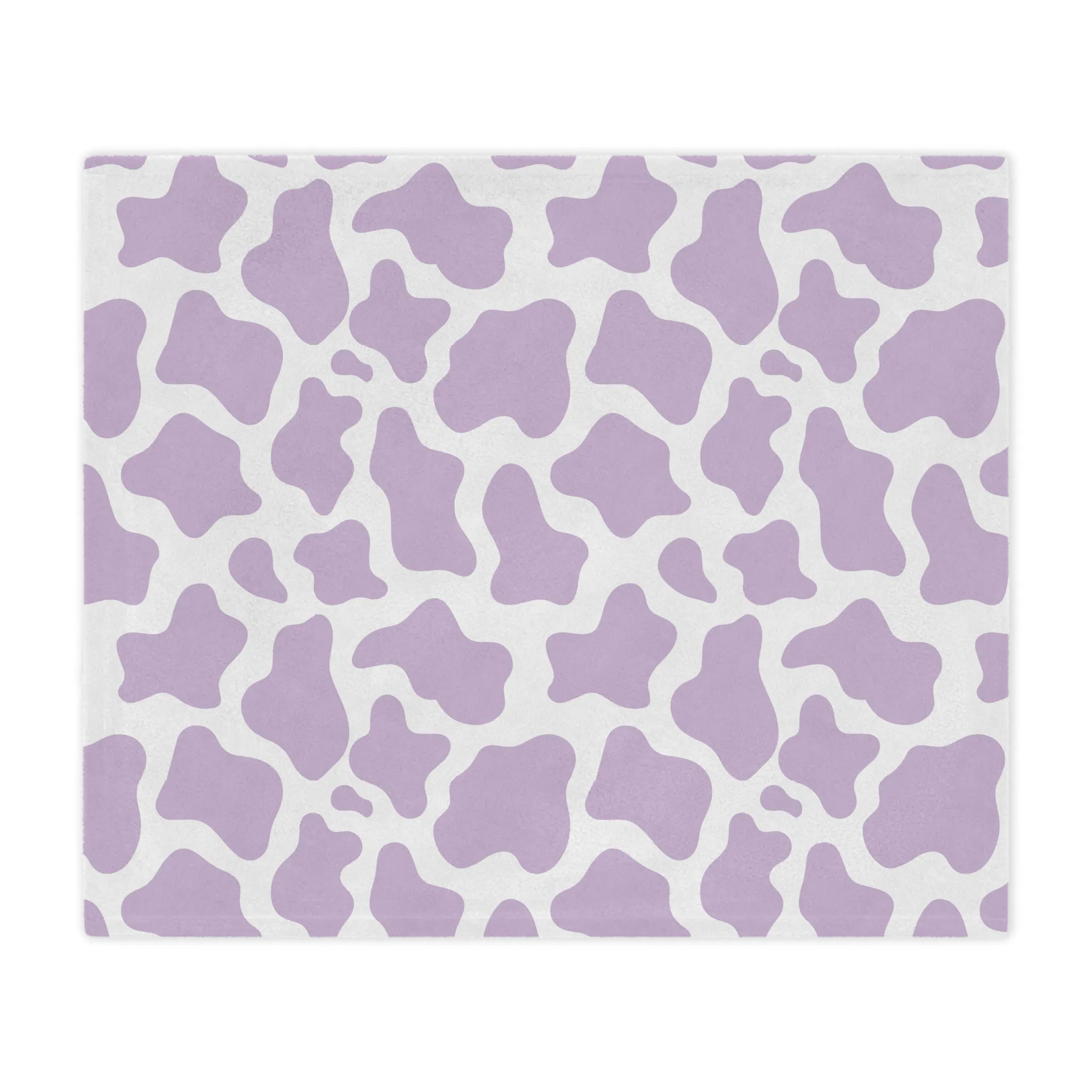 Lavender Cow Microfiber Blanket