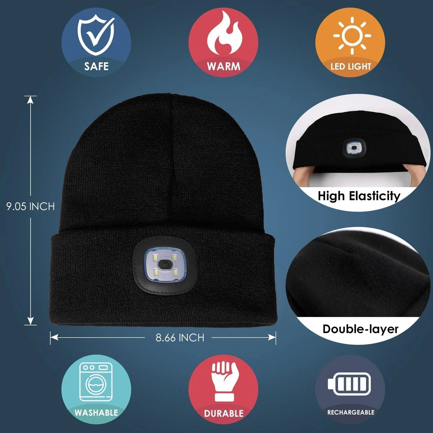 LED Beanie Hat