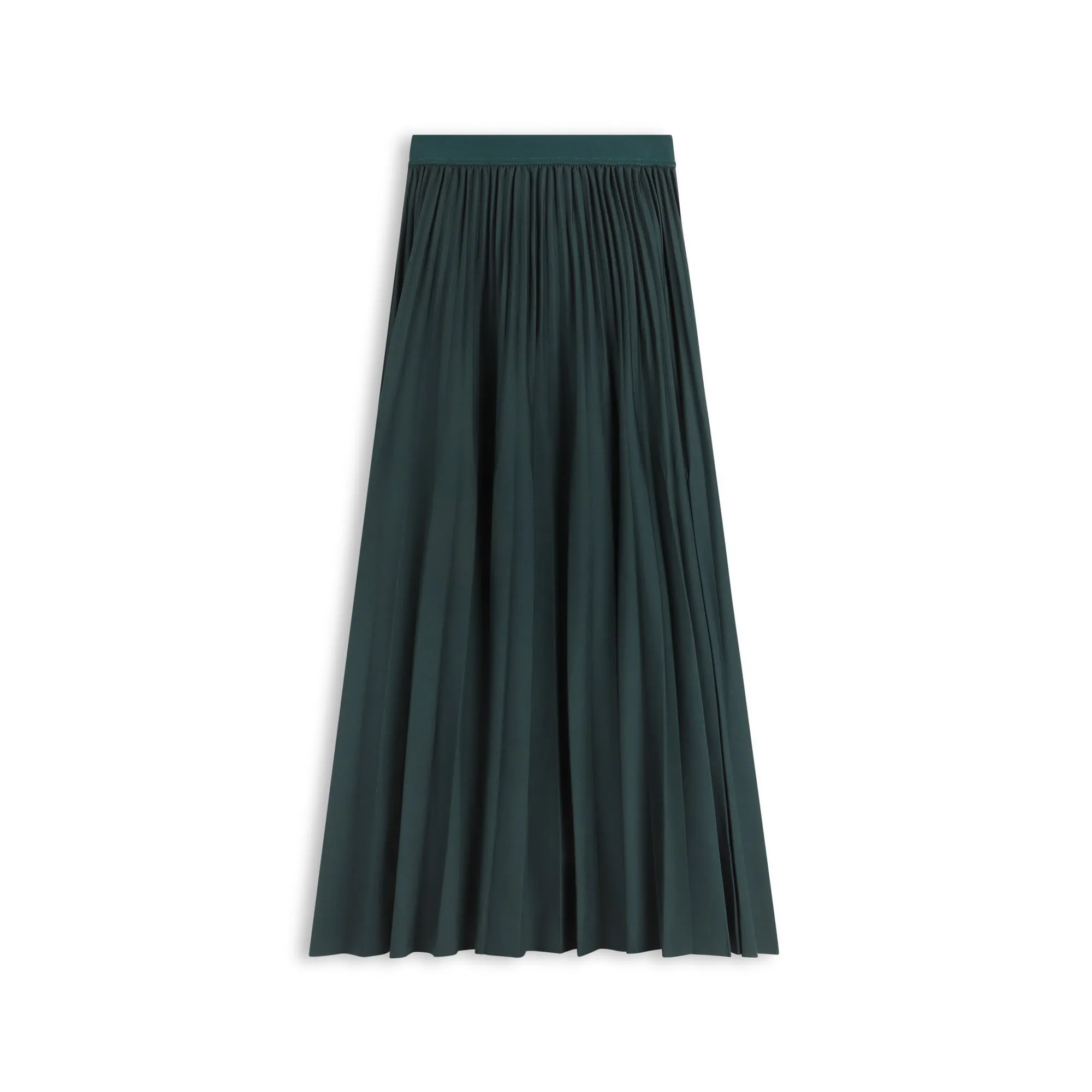 Lilac Green Pleated Skirt 3338