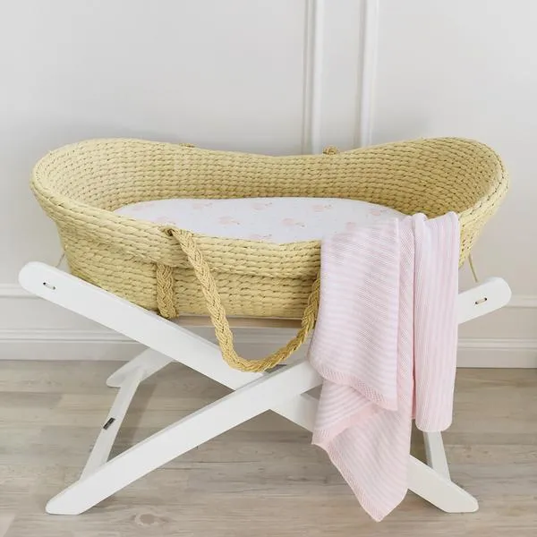 Living Textiles- Organic  Bassinet/Pram Blanket