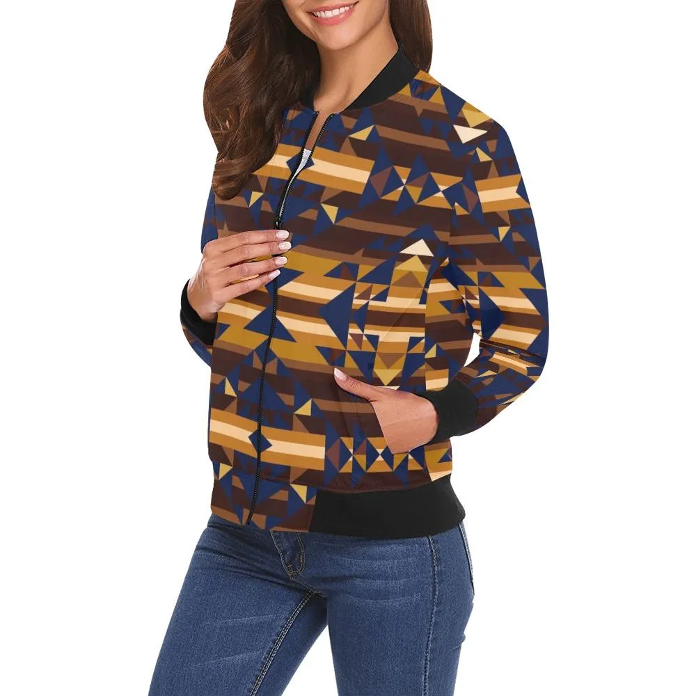 Marron Cloud Bomber Jacket for Women