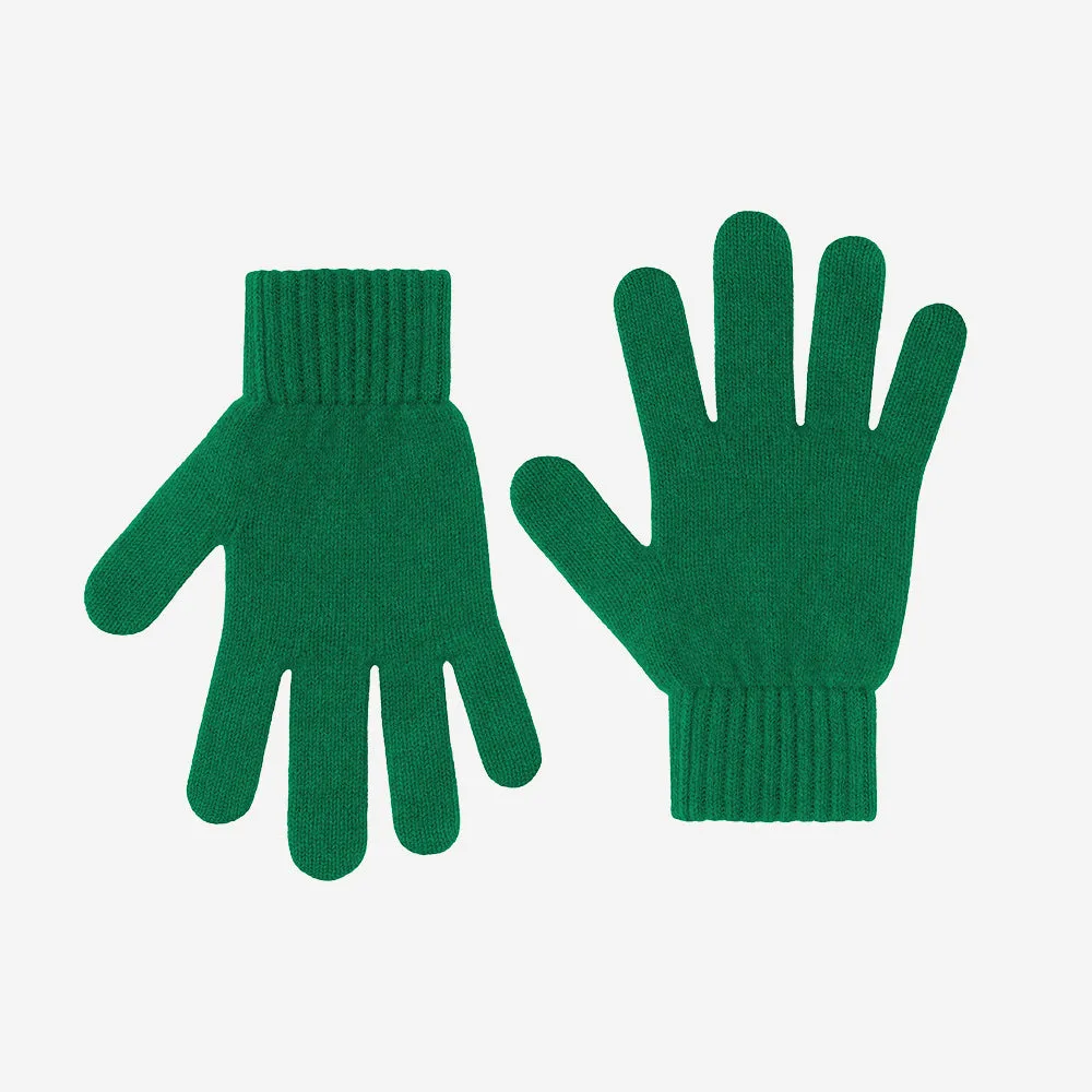 Merino Wool Gloves - Kelly Green