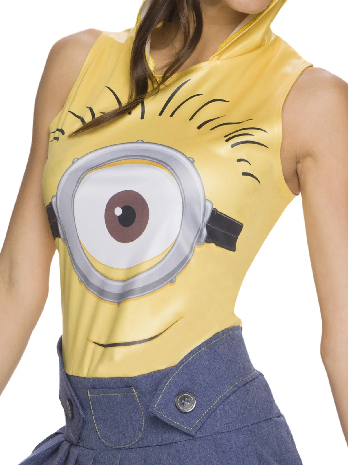 MINION FACE DRESS, ADULT