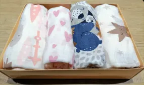 Muslin Swaddle Blanket - 4 Pack