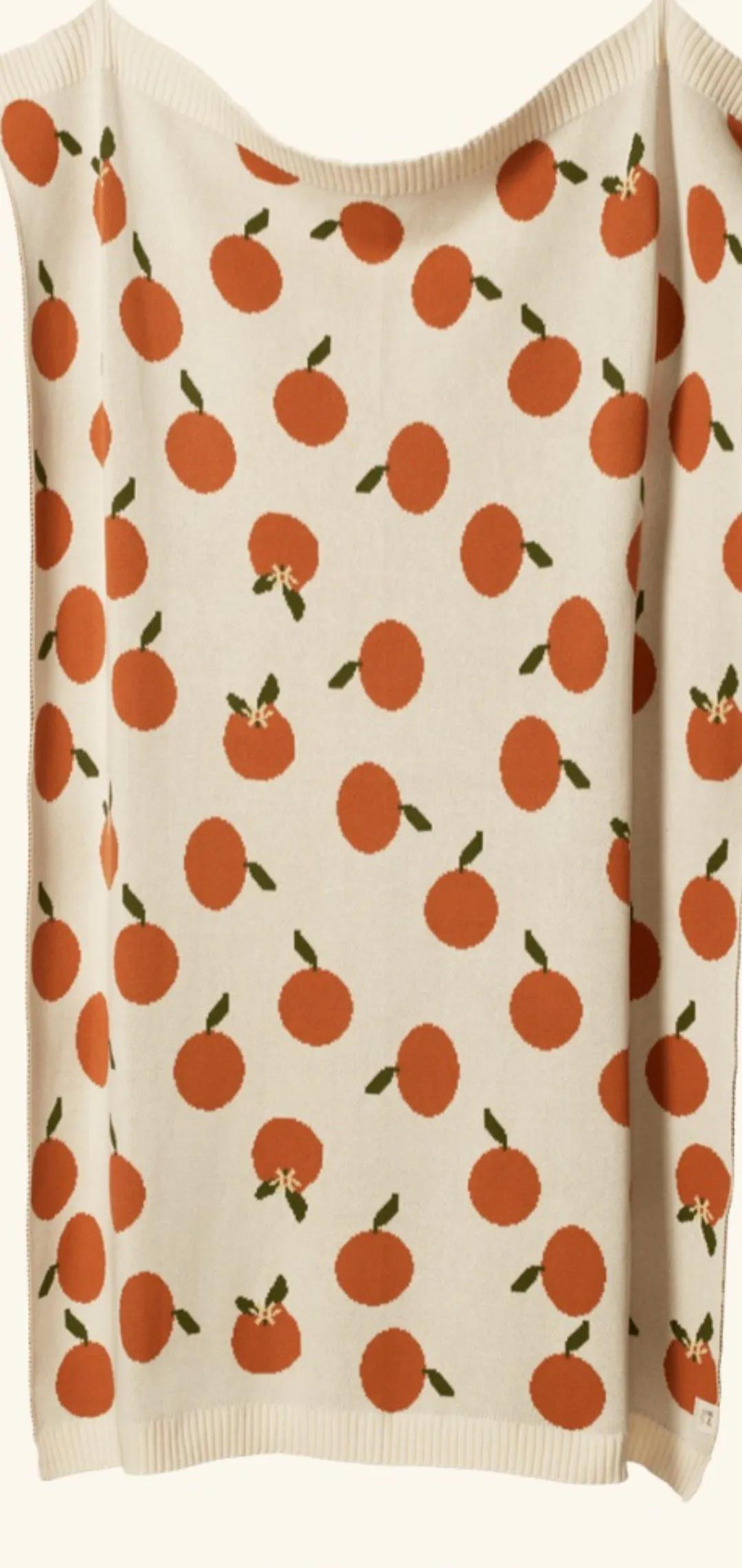 Nature Baby Blanket - Dune Orange