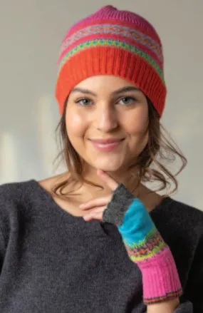 New Alloa Fingerless Gloves In Festival