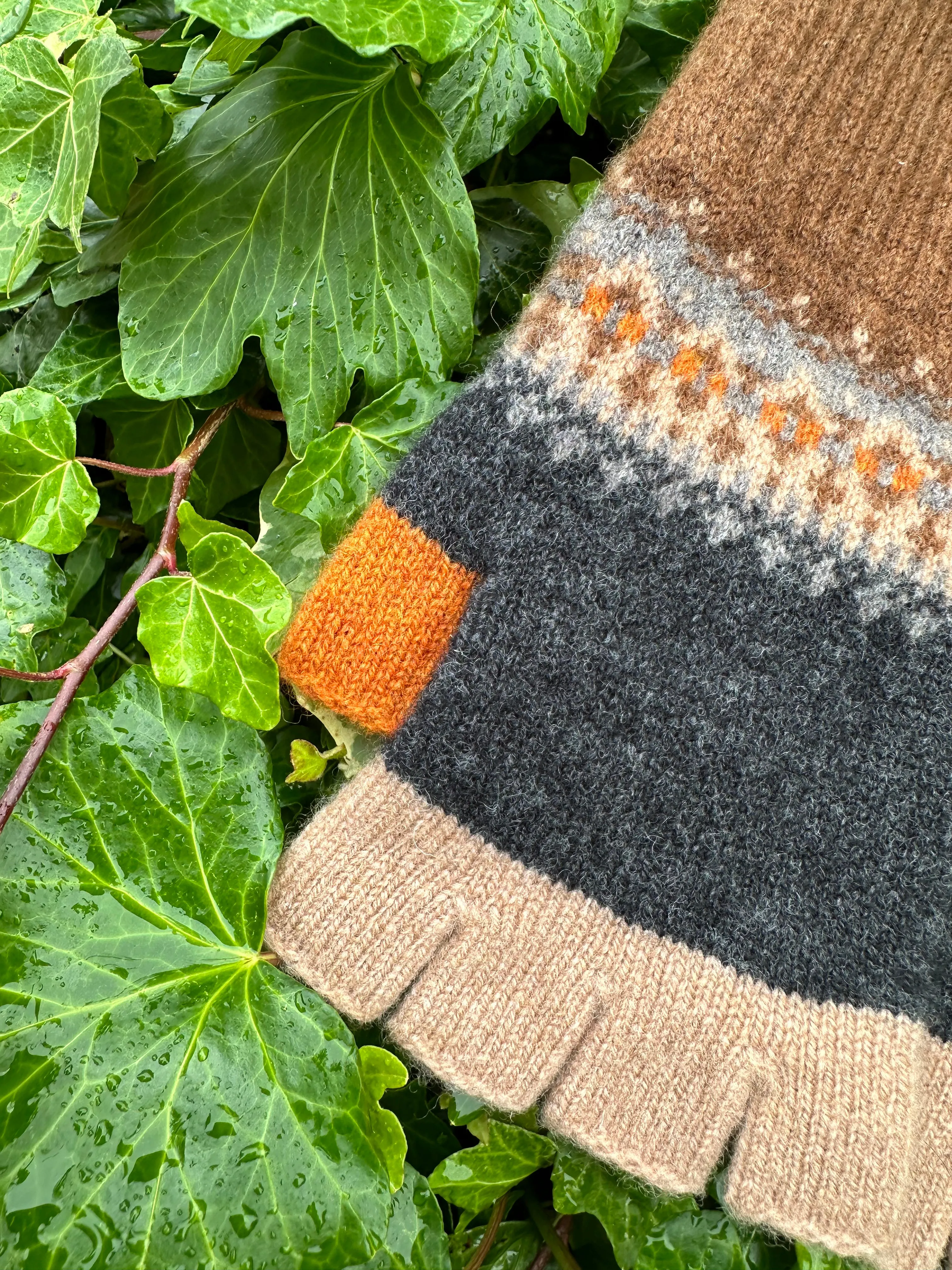 New Alloa Fingerless Gloves In Winter