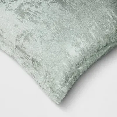 New - Oversized Velvet Jacquard Square Throw Pillow - Threshold