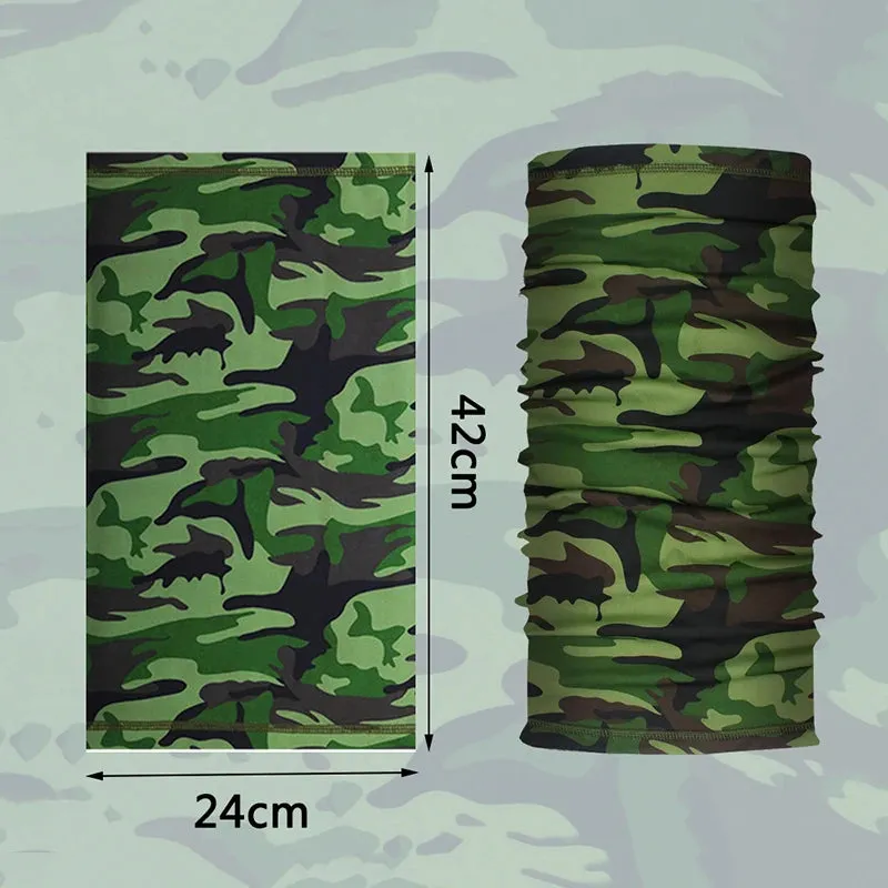 NIXHIT Camouflage Fishing Bandana Best Versatile Protection for Anglers M/F