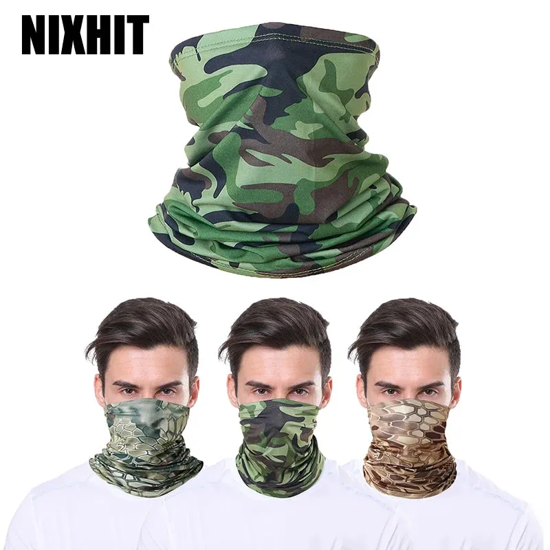 NIXHIT Camouflage Fishing Bandana Best Versatile Protection for Anglers M/F