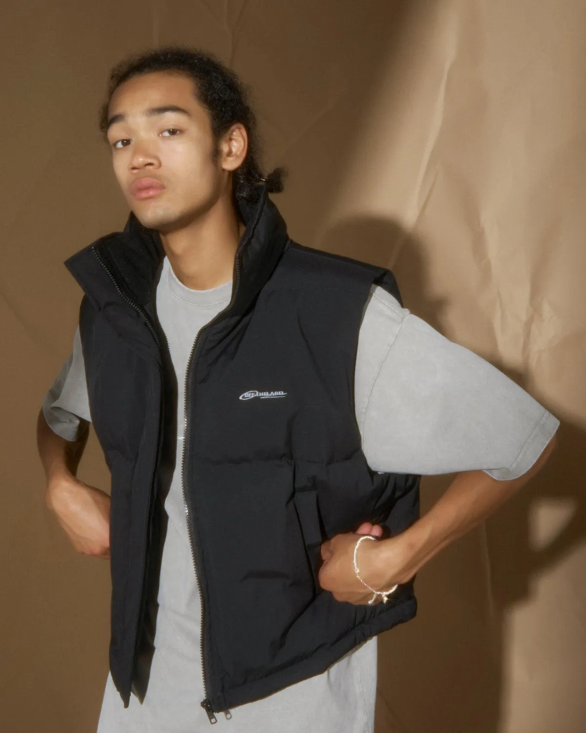 Off The Label clean fit puffer vest