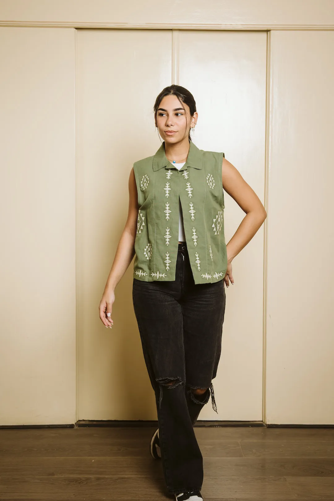 Olive Sunny Breeze Vest