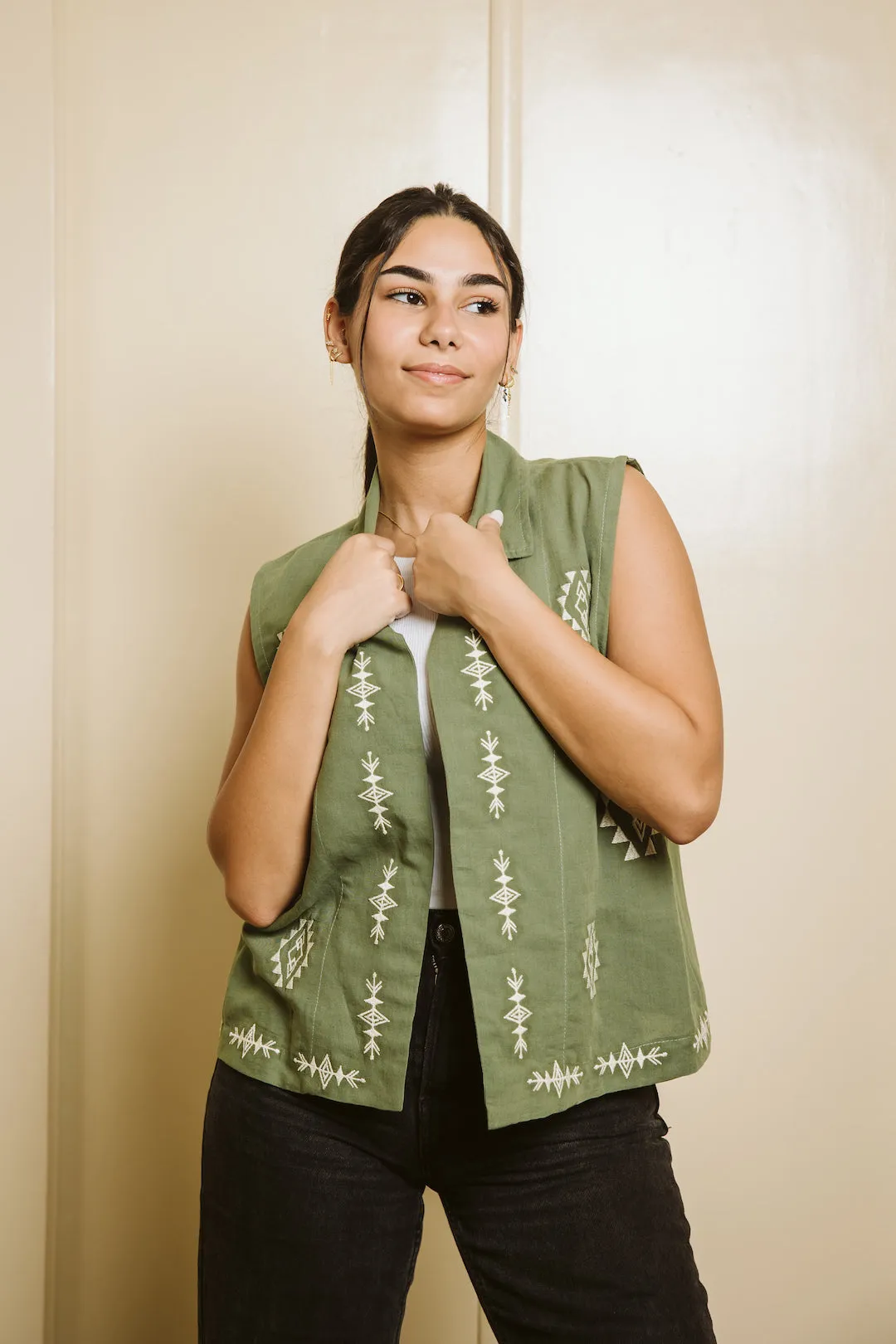 Olive Sunny Breeze Vest