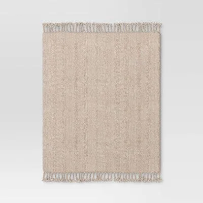 Open Box - Crystal Chenille Woven Throw Blanket Beige - Threshold