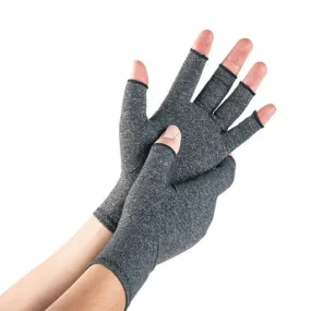 Outdoor Half Finger Joint Care Compression Cycling Gloves, Size: XL(Gray)