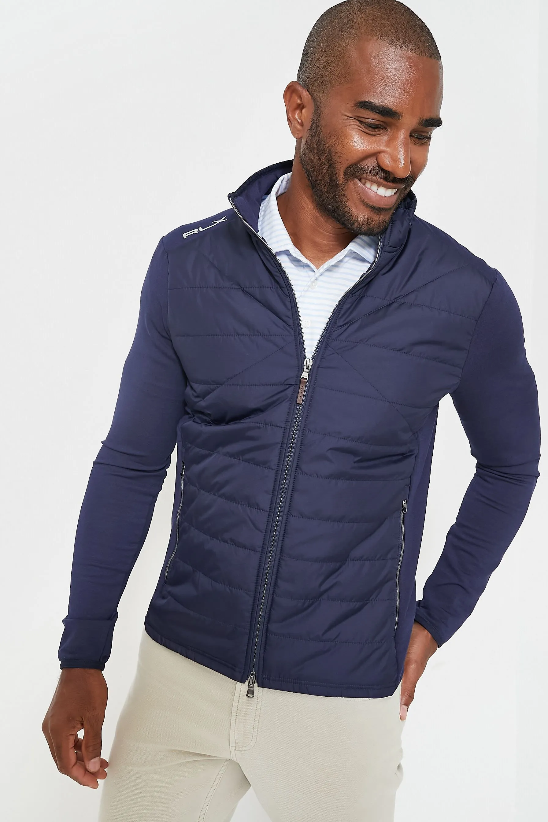 Performance Wool Quilted Full-Zip Jacket