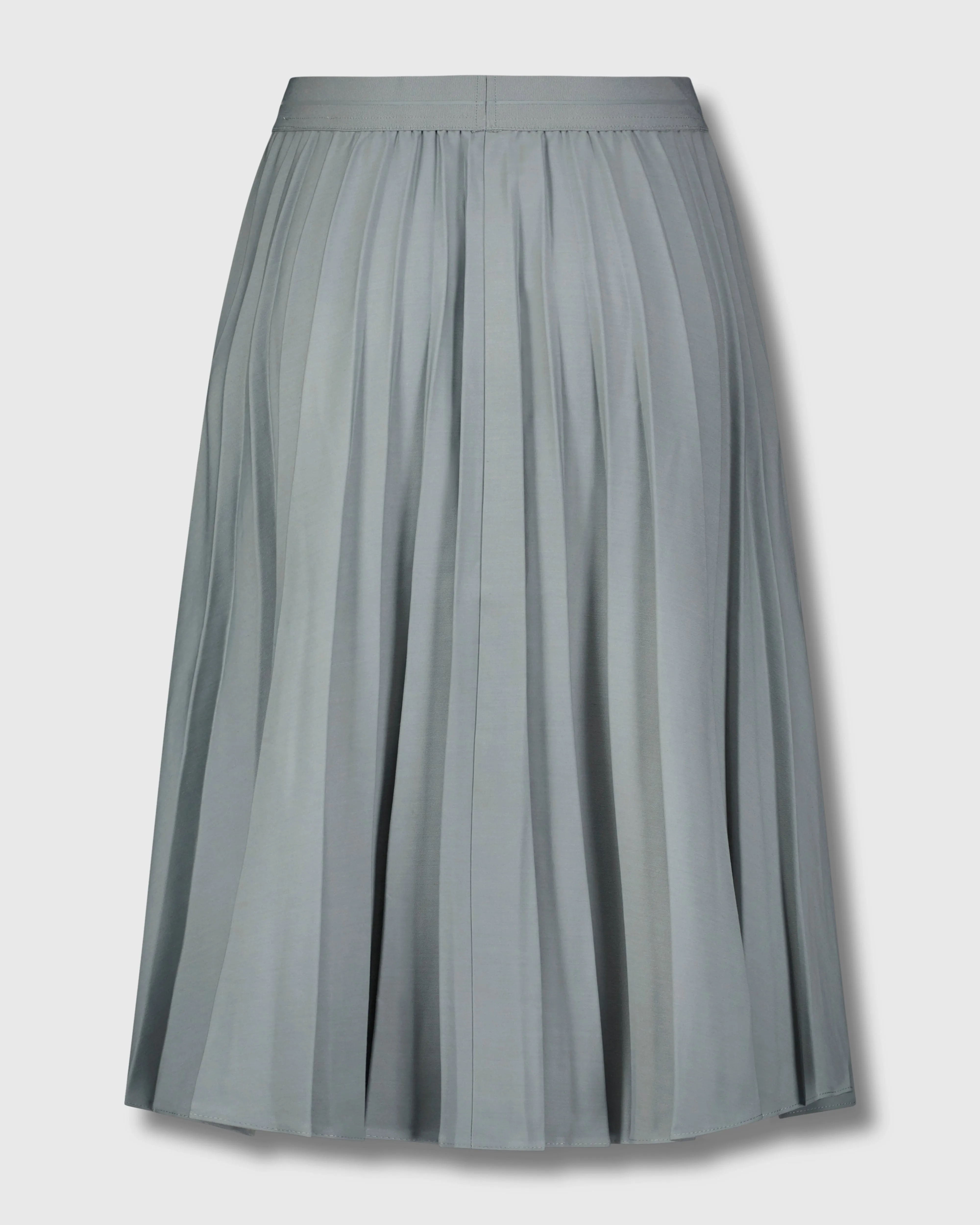 PLEATED SKIRT 27"-BLUE GREY