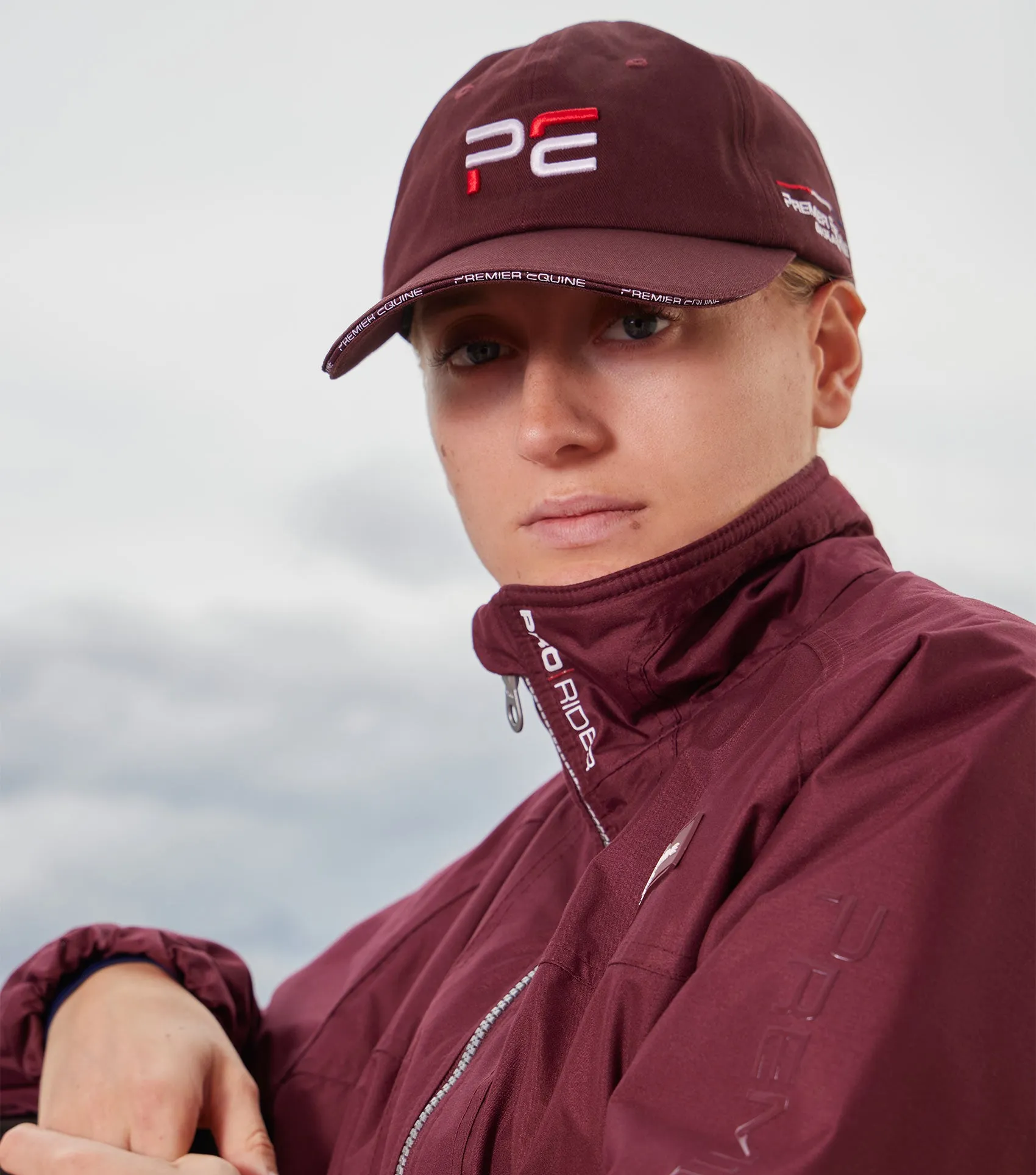 Premier Equine Baseball Cap Wine