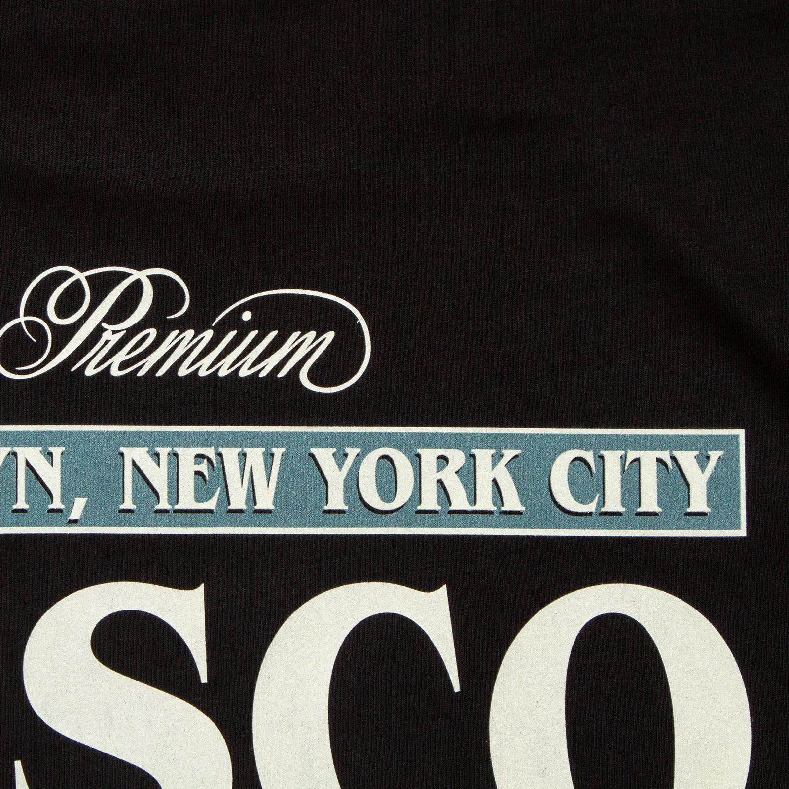 Premium Disco Back Print - Tshirt - Black