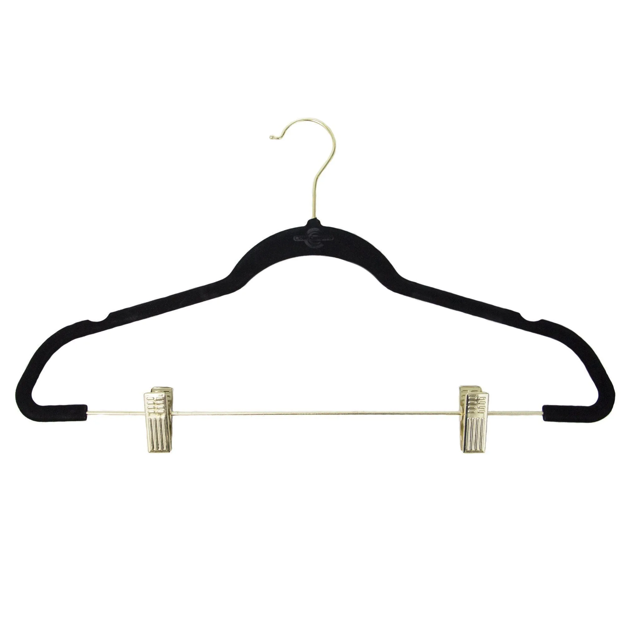 Premium Heavyweight 90g Velvet Hangers with Clips