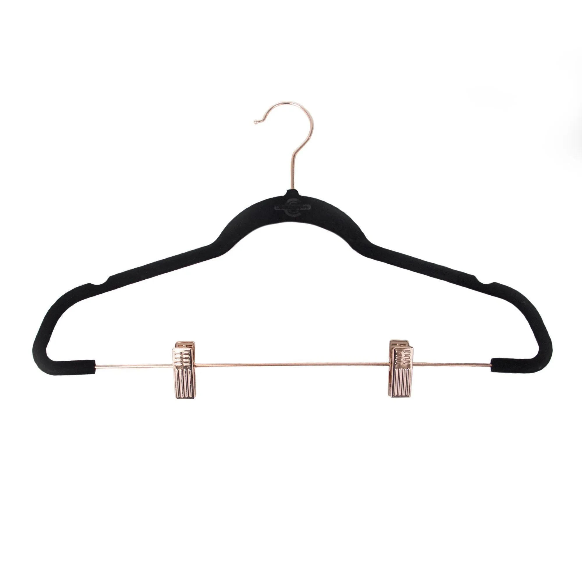 Premium Heavyweight 90g Velvet Hangers with Clips