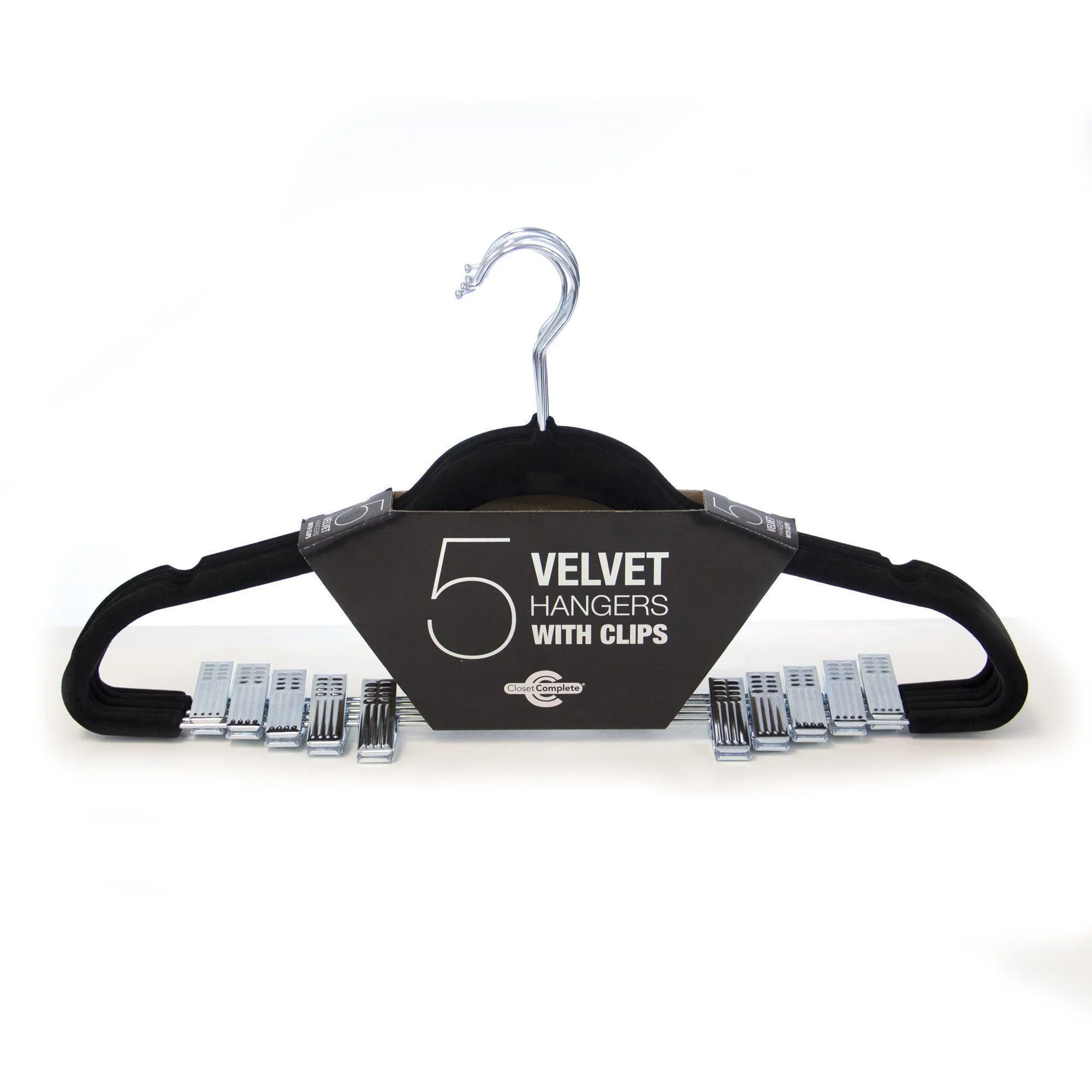 Premium Heavyweight 90g Velvet Hangers with Clips