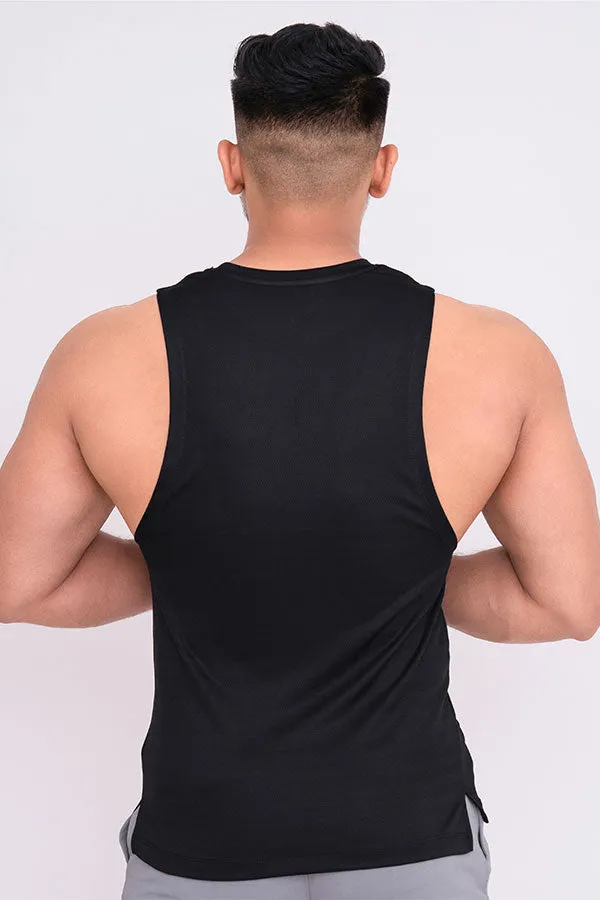 QUIRKY GYM VEST BLACK- KATAI ZEHER