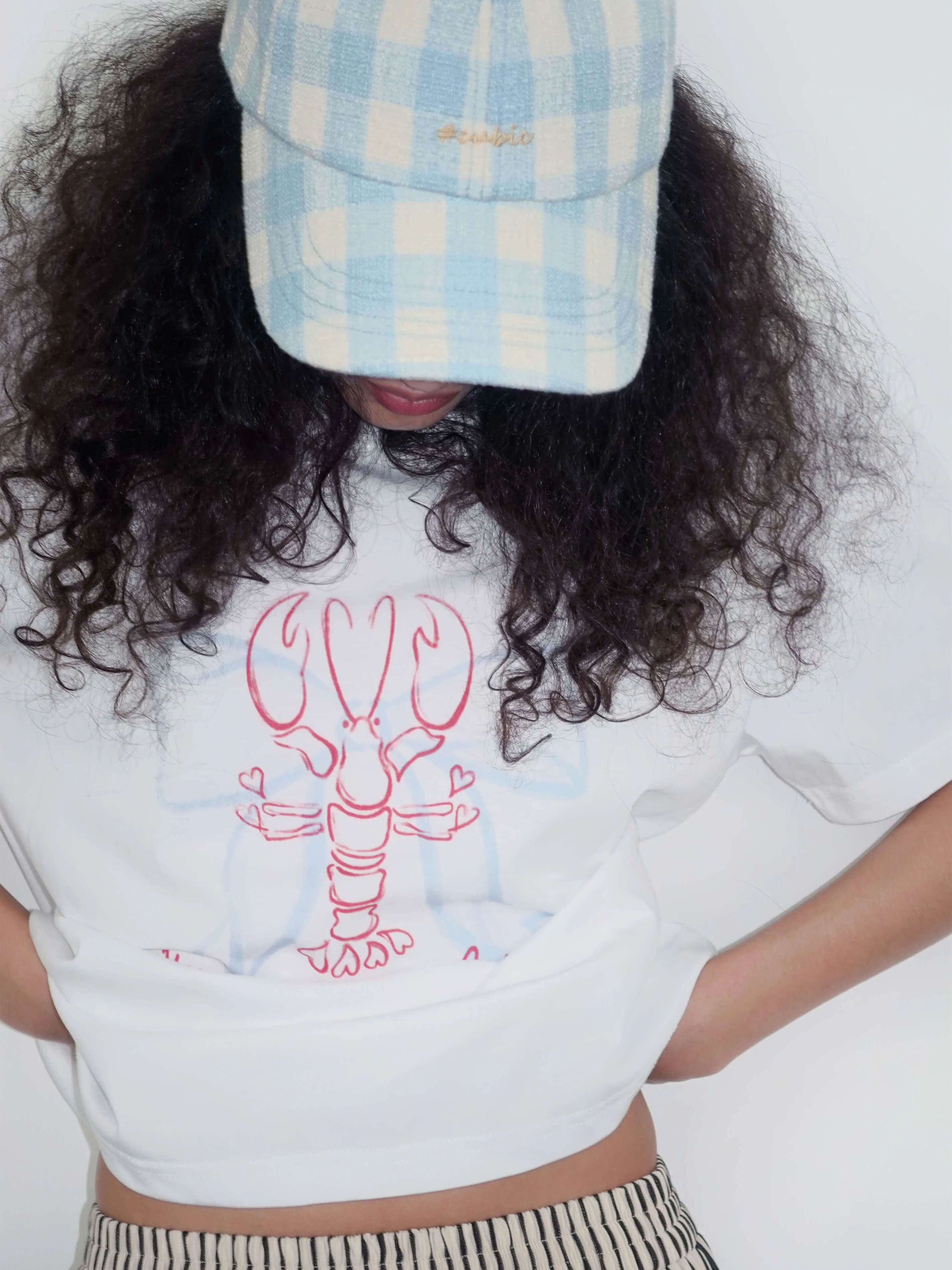 "You're my lobster" Printed Cotton T-shirt