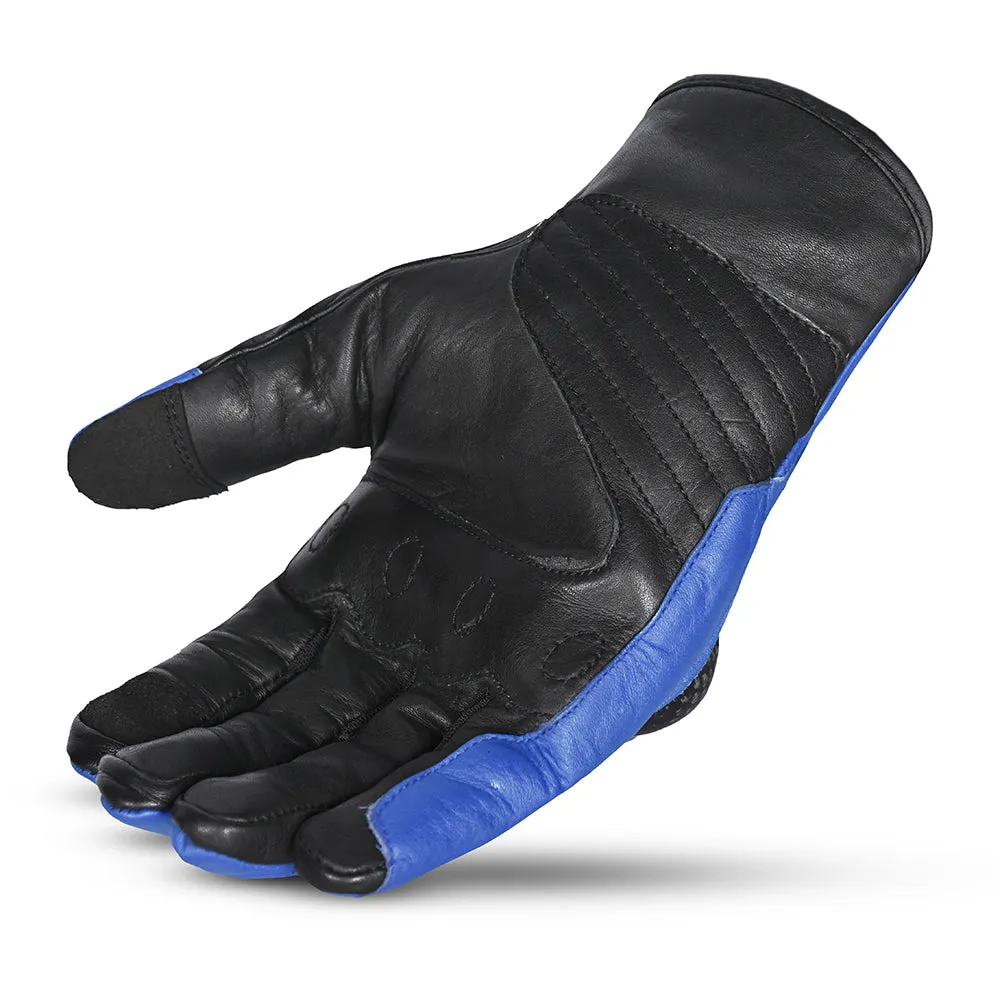 R-Tech Falcon Motorcycle Gloves  Black Blue