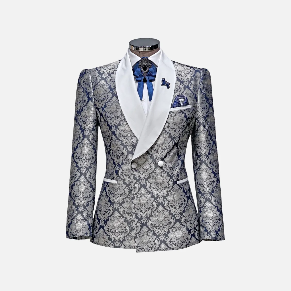 Radman Jacquard Slim Fit Blazer