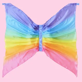 Rainbow Silk Dress Up Wings