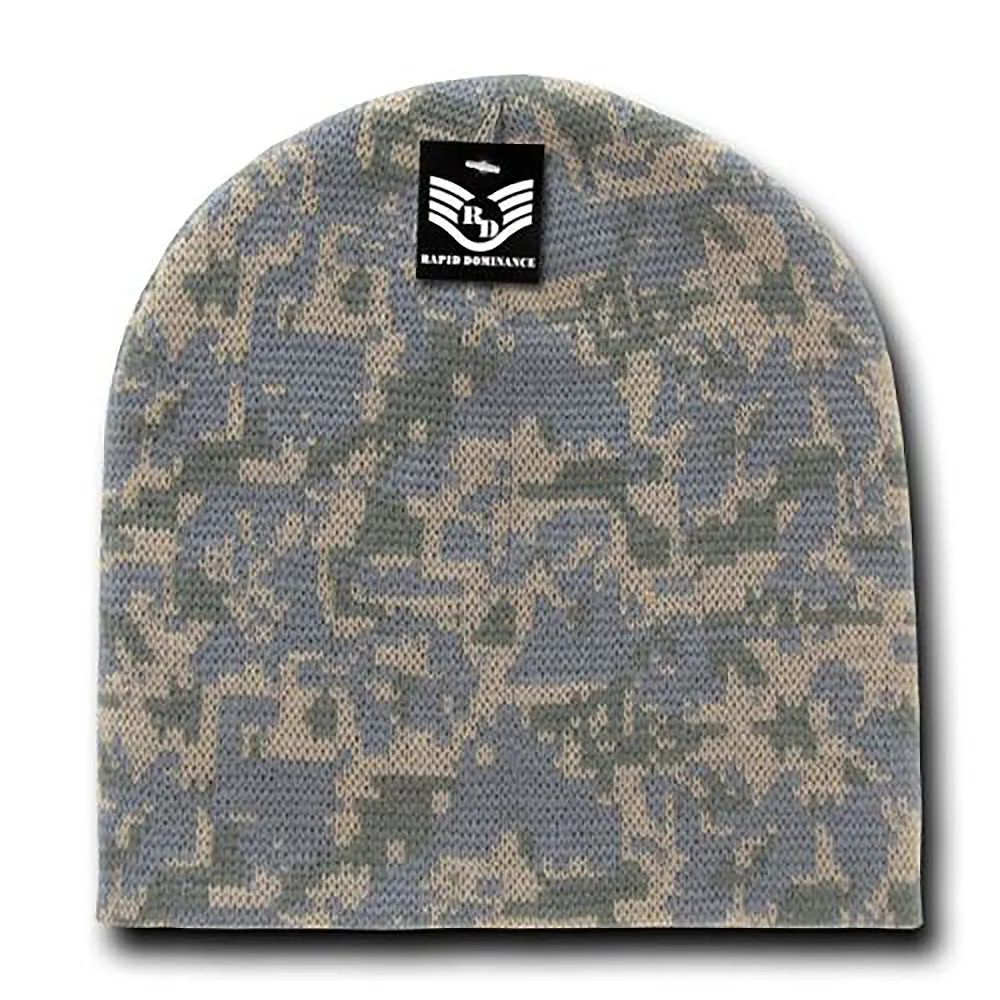 RapDom Watch Hat Military Camouflage Camo GI Jeep Beanie Knit Cap