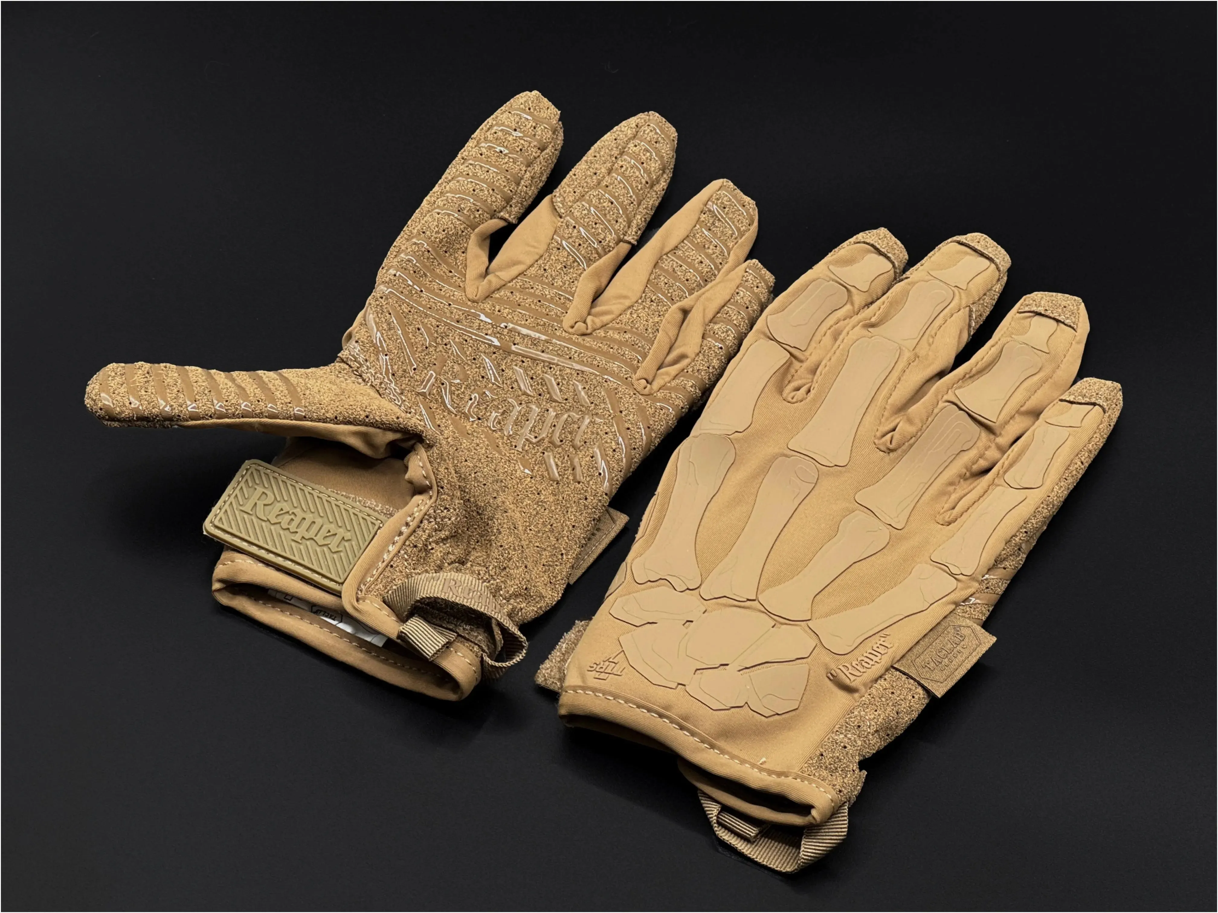 REAPER Coyote Marine Tactical Skeleton Shooting Gloves