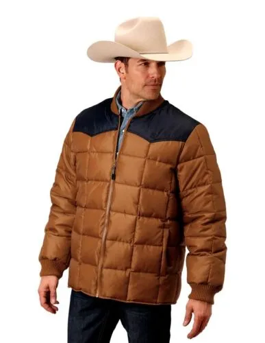 Roper Quilted Jacket Brown