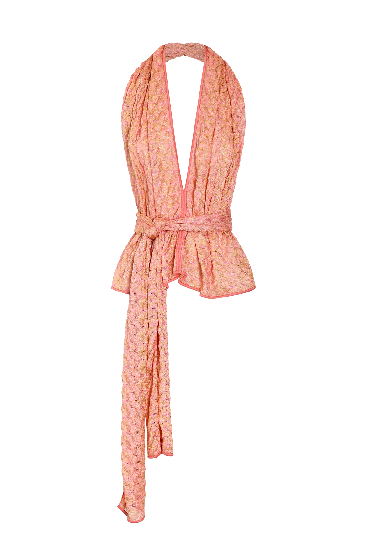 Rose Knit Scarf Set / Top