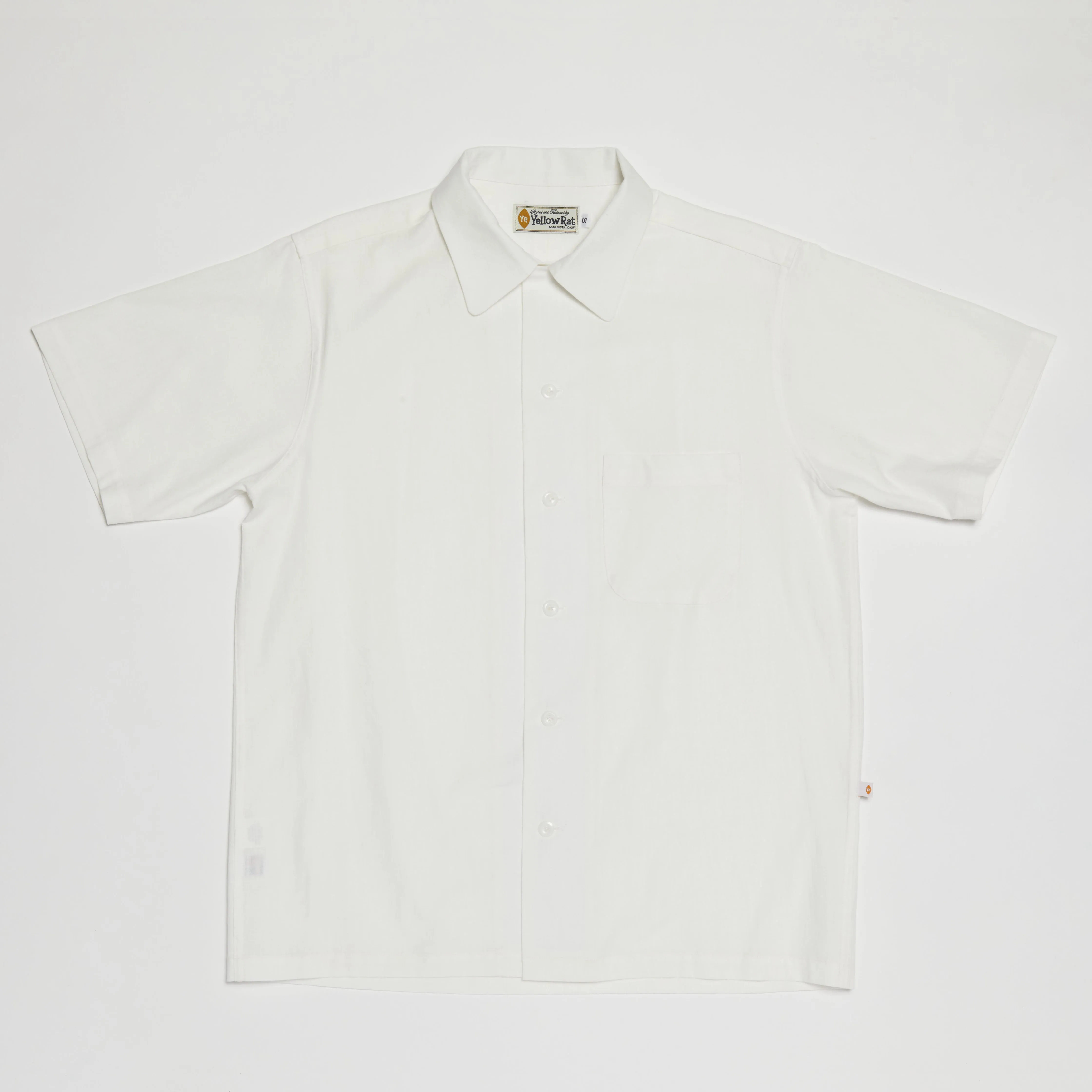 Round Collar Shirt (White)