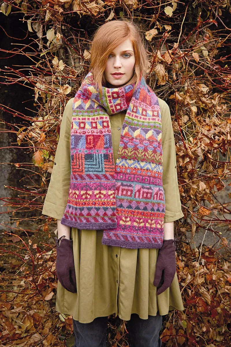 Rowan Kaffe Fassett's Winter Vintage PDF Patterns - Sampler Scarf - PDF Download