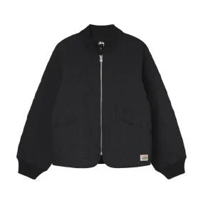 S QUILTED LINER JACKET / STUSSY / BLACK