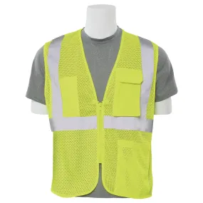 S169 Class 2 Mesh Zipper Safety Vest 1PC