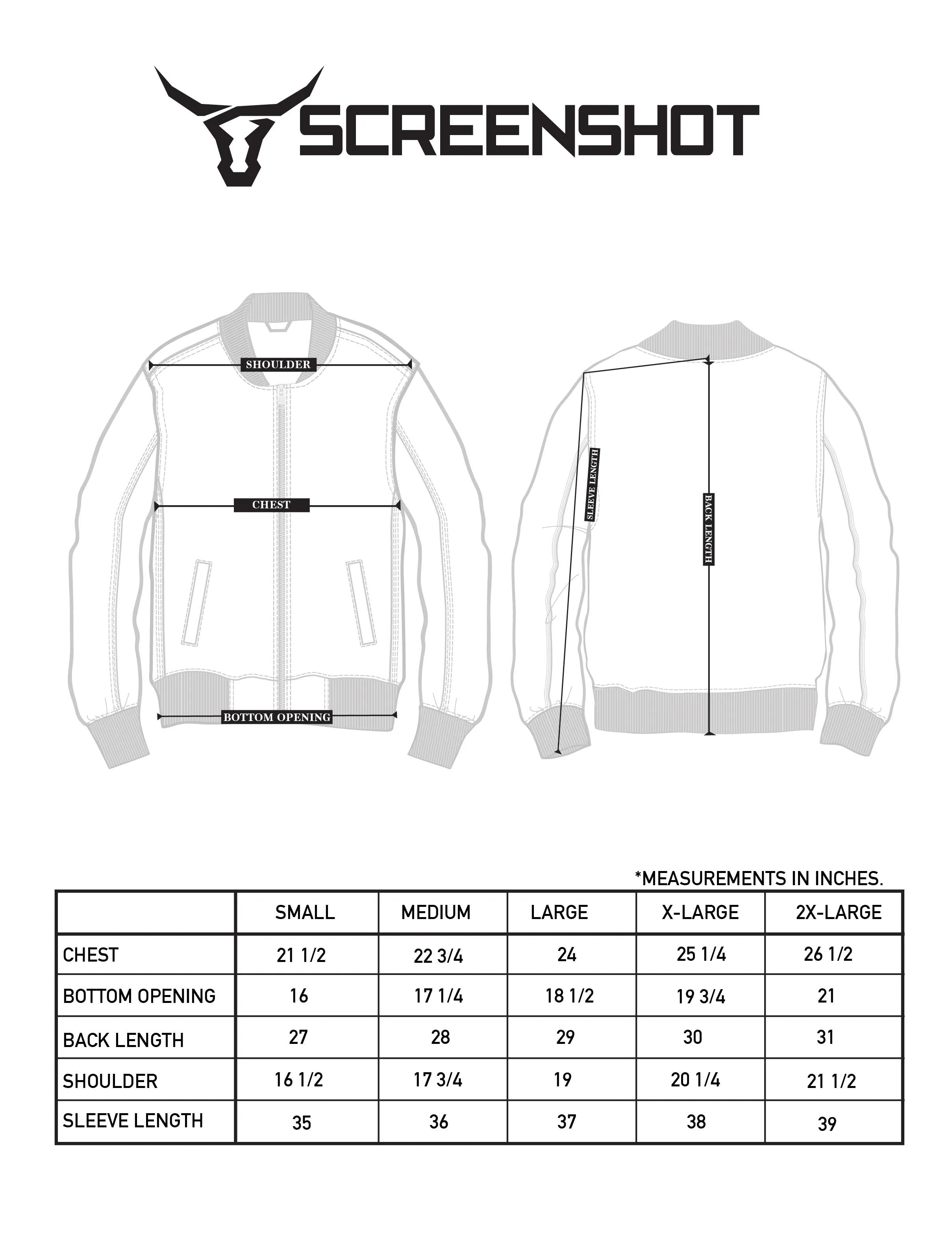 S51113-VARSITY BOMBER JACKET (WHITE)